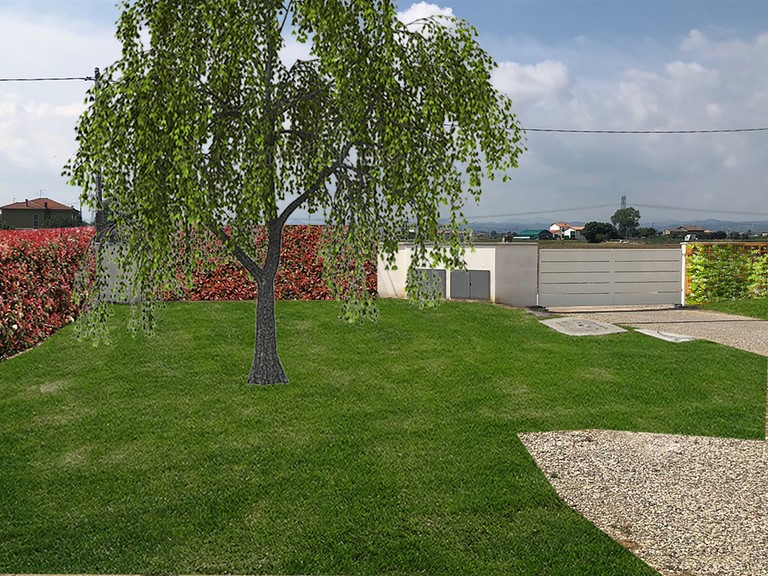 Villetta render fotografico